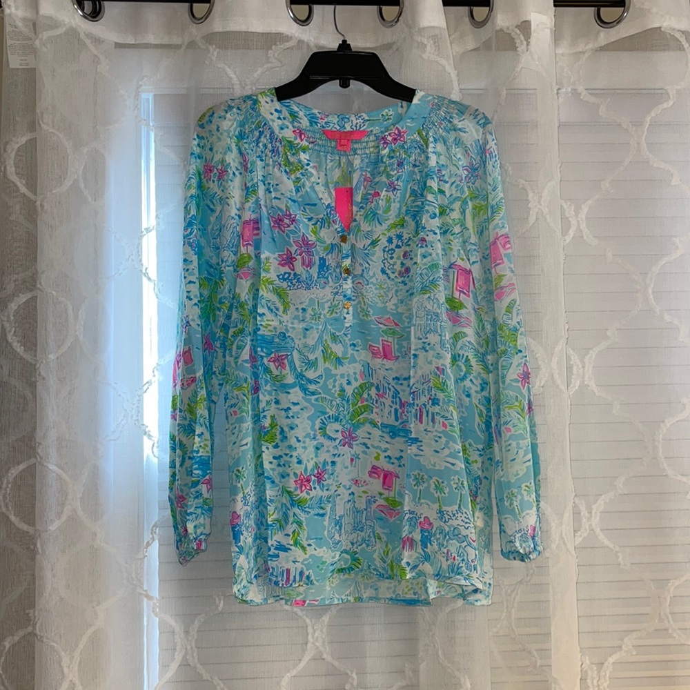 NWT LILLY PULITZER ELSA TOP SIZE LARGE
